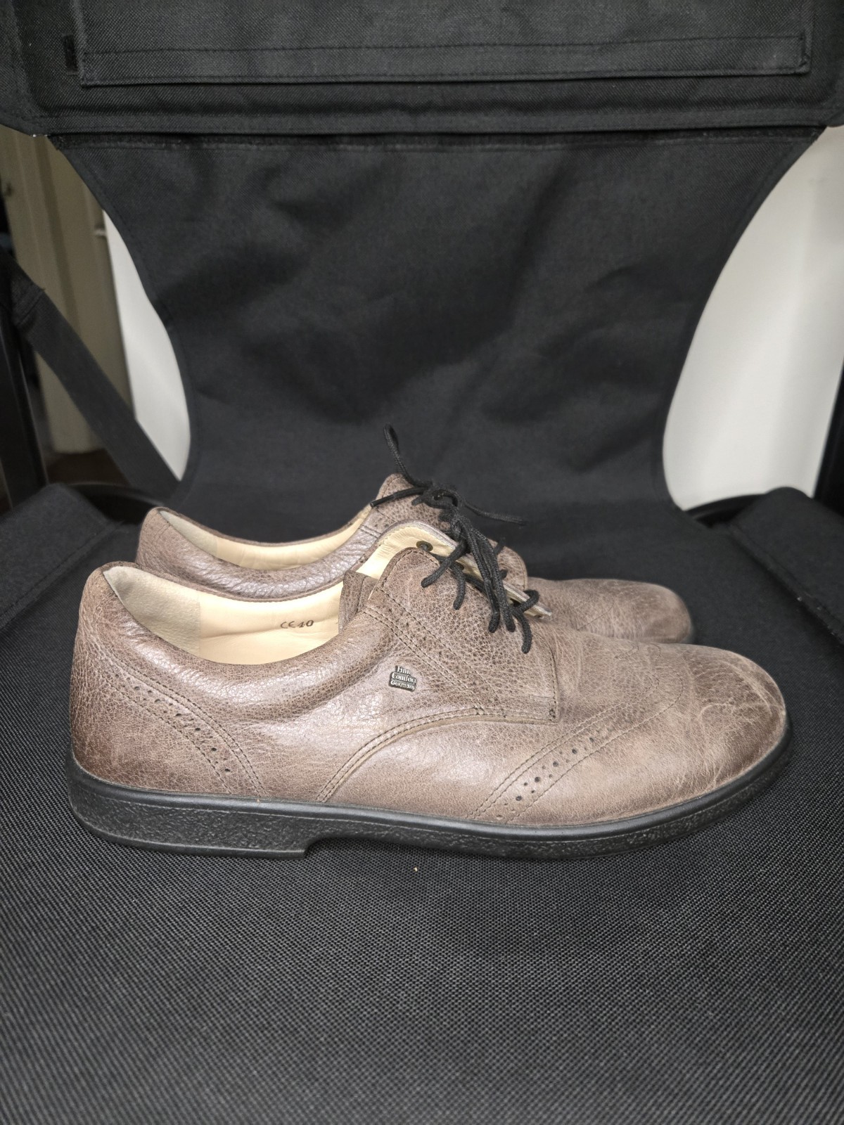 Finn Comfort Germany Vaasa Brown Leather Wingtip Shoes Women’s Size 9