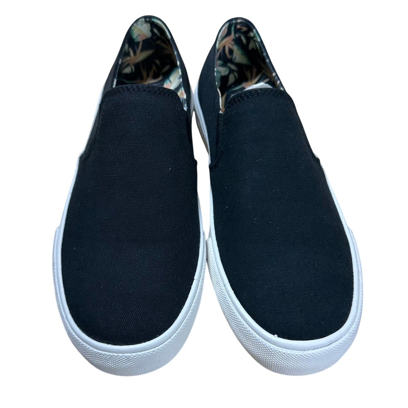 Vionic Groove Women’s Slip On Casual Canvas Comfort Show Black Women’s 5M NIB