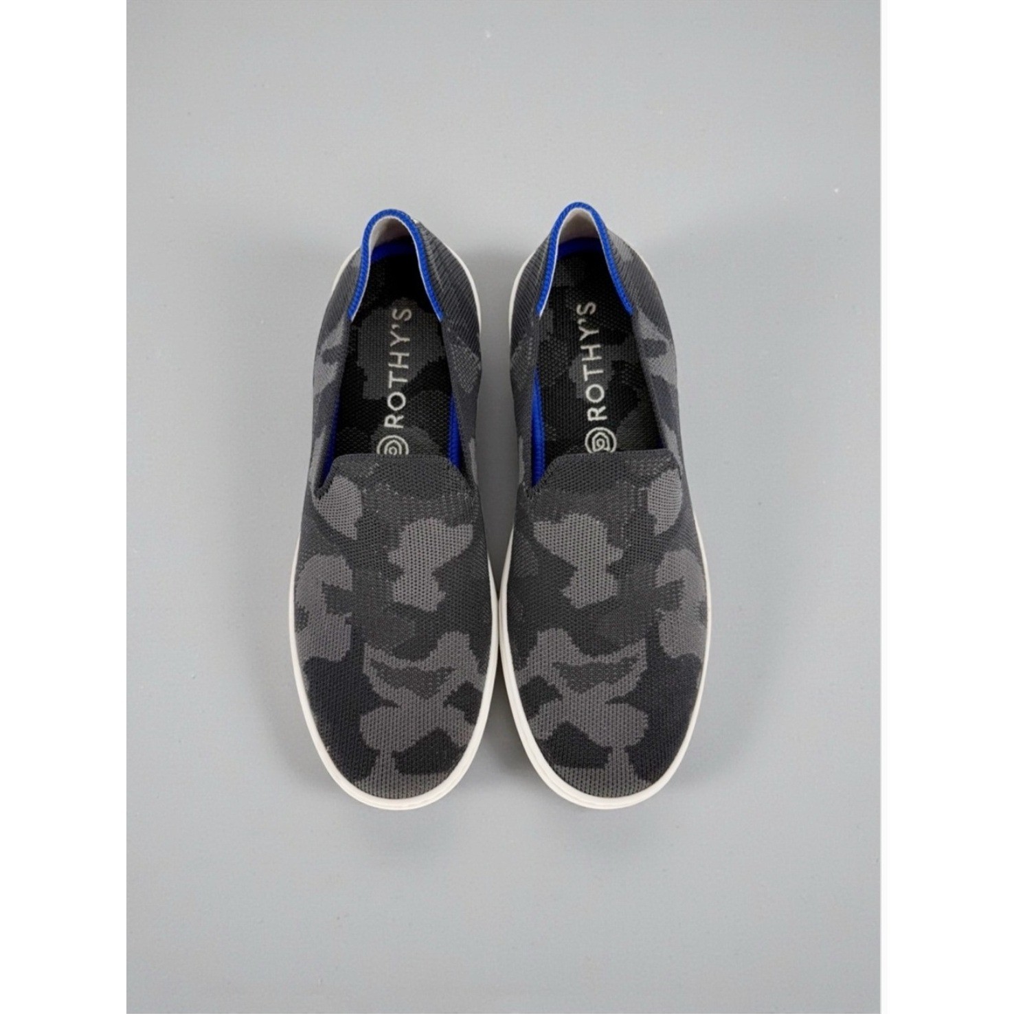 Rothy’s The Original Camo Knit Slip On Shoes Women’s Size 8 Sustainable