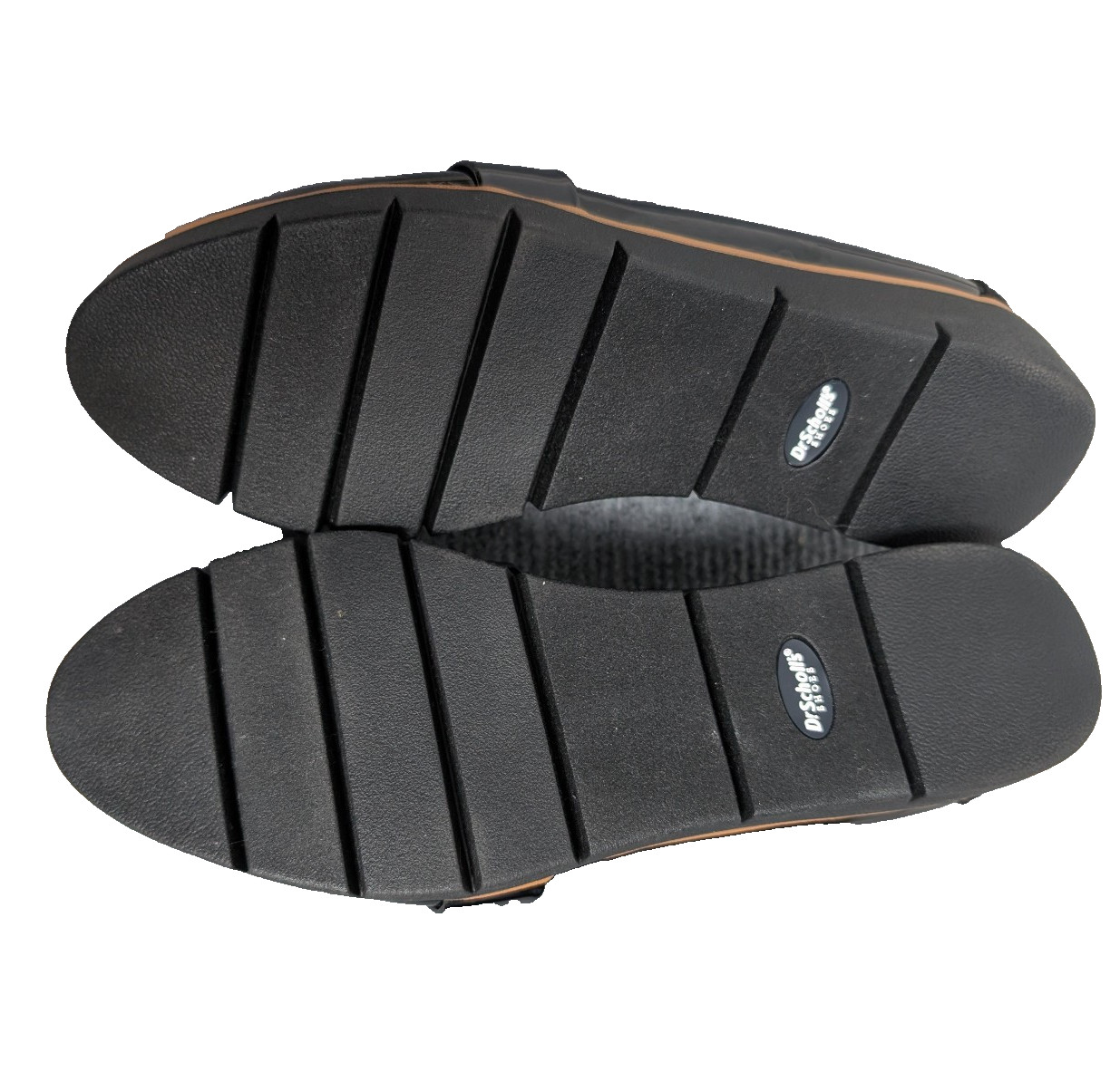 Dr Scholls Patent Loafer Womens 7 Black Preppy Academia Career Comfort Classic