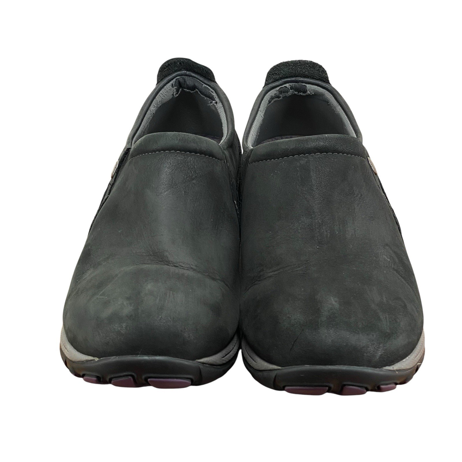Dansko Patti Black Nubuck Slip On Shoes Vibram Sole Women’s EU 41 US 10-10.5