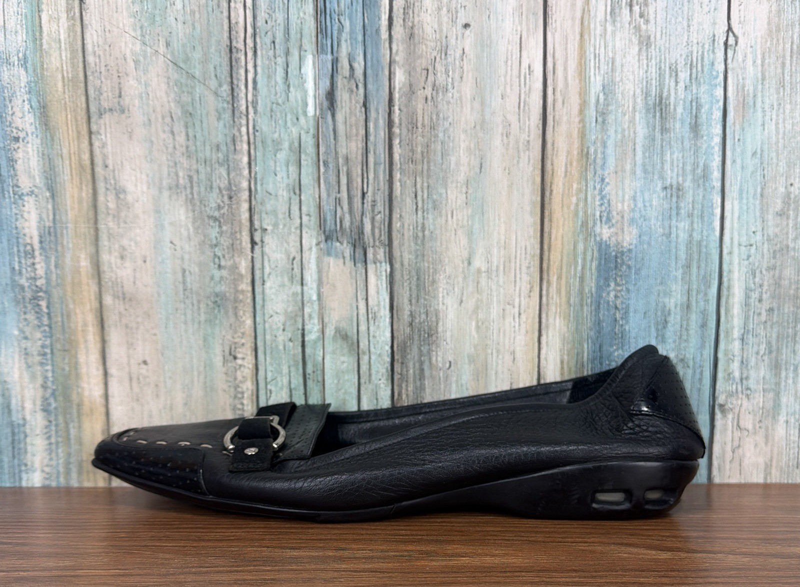 Cole Haan Air Bronte Mocs Women’s Size 8 (AA) Black Slip On Moccasin Loafers