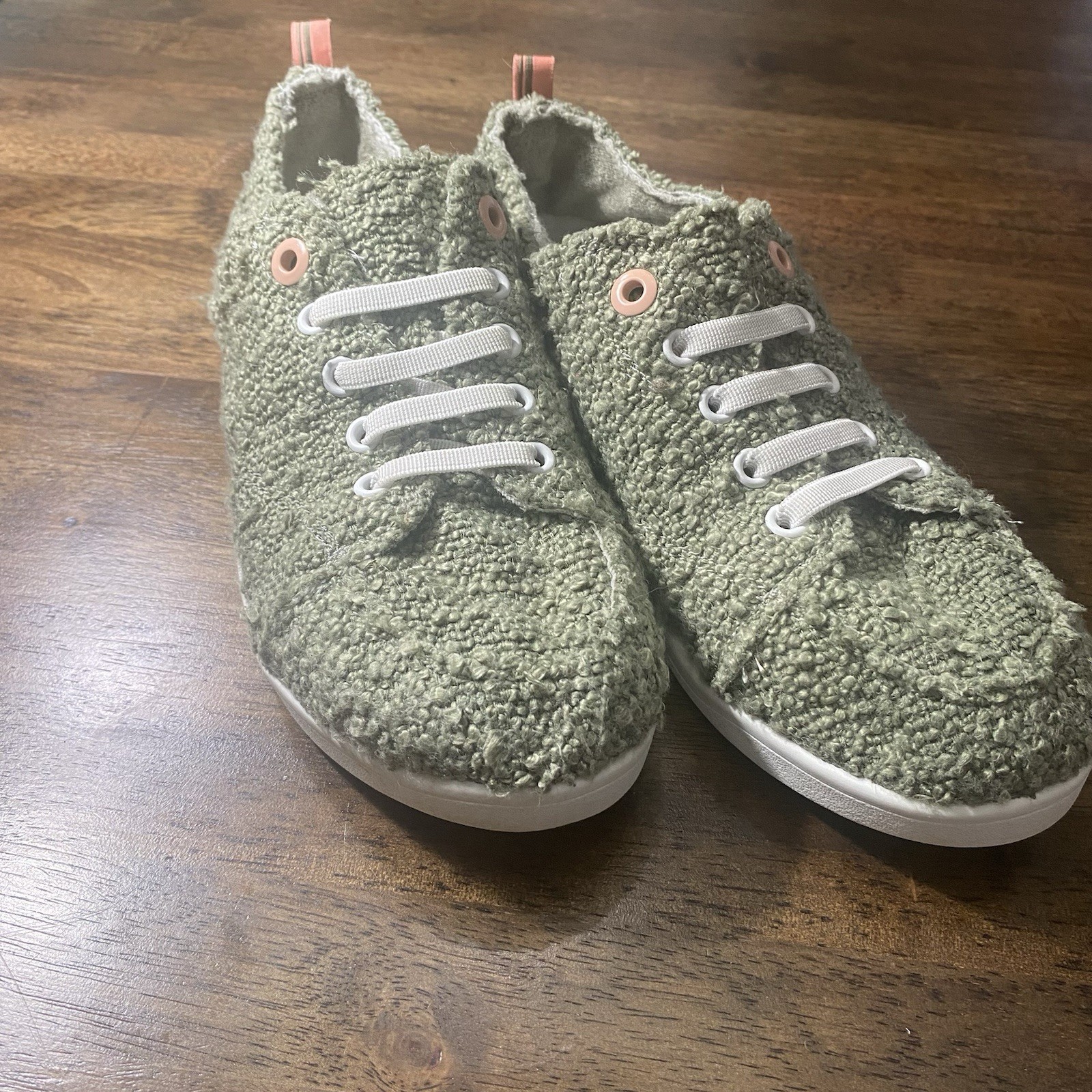 Vionic Beach Pismo Boucle Comfort Sneakers Orthotic Slip On Arch Support
