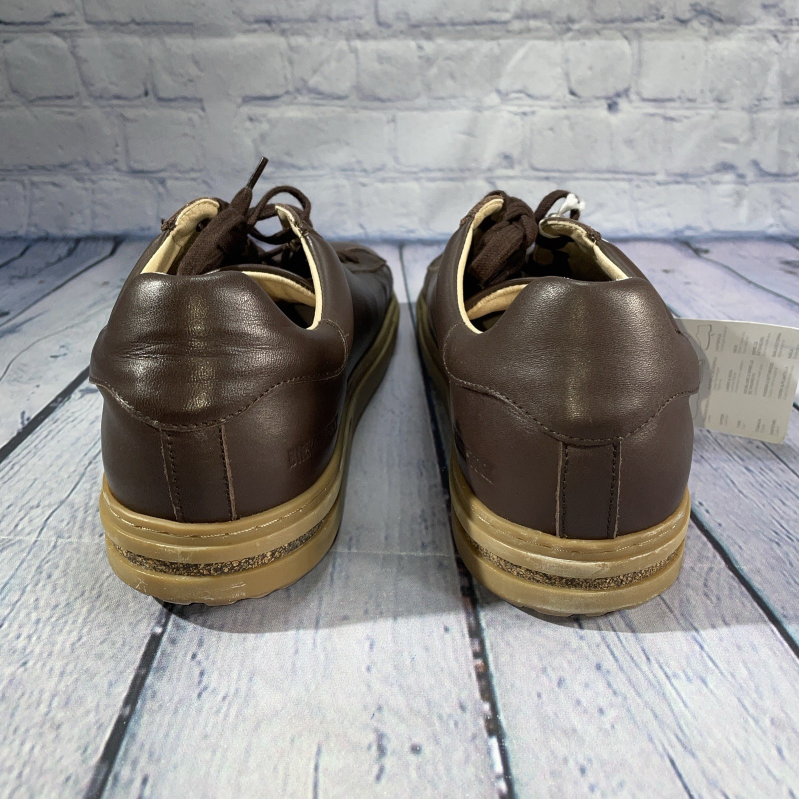 Birkenstock Bend Low II Shoes Roast Brown Leather Lace-Up Mens Sz 9 Womens 11