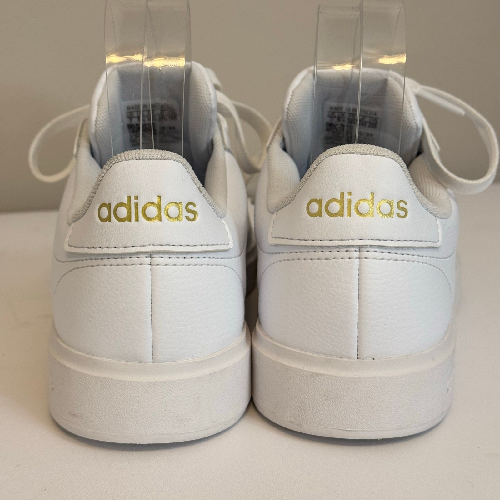 Adidas Grand Court 2.0 Cloudfoam Sneakers Women 7 White Sport Athleisure Comfort