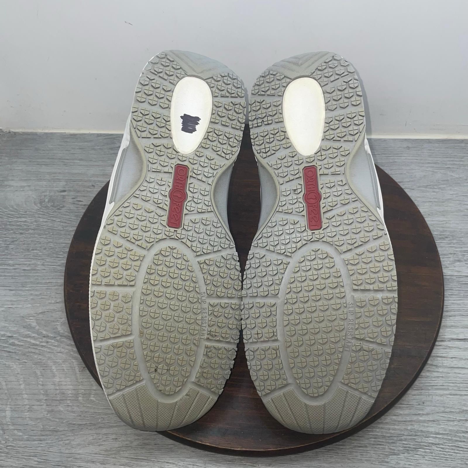 Orthofeet Kita 80014 Shoes Women’s 10.5 D Wide White Orthopedic Walking Sneakers
