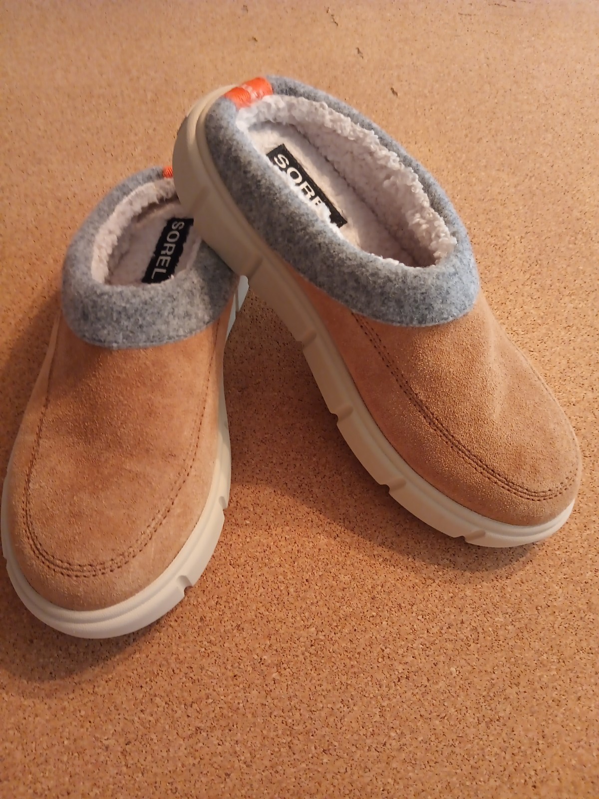 Sorel Explorer Suede Mules/Clogs/Slides-Size 7.5-Perfect For Back To School-NWOB
