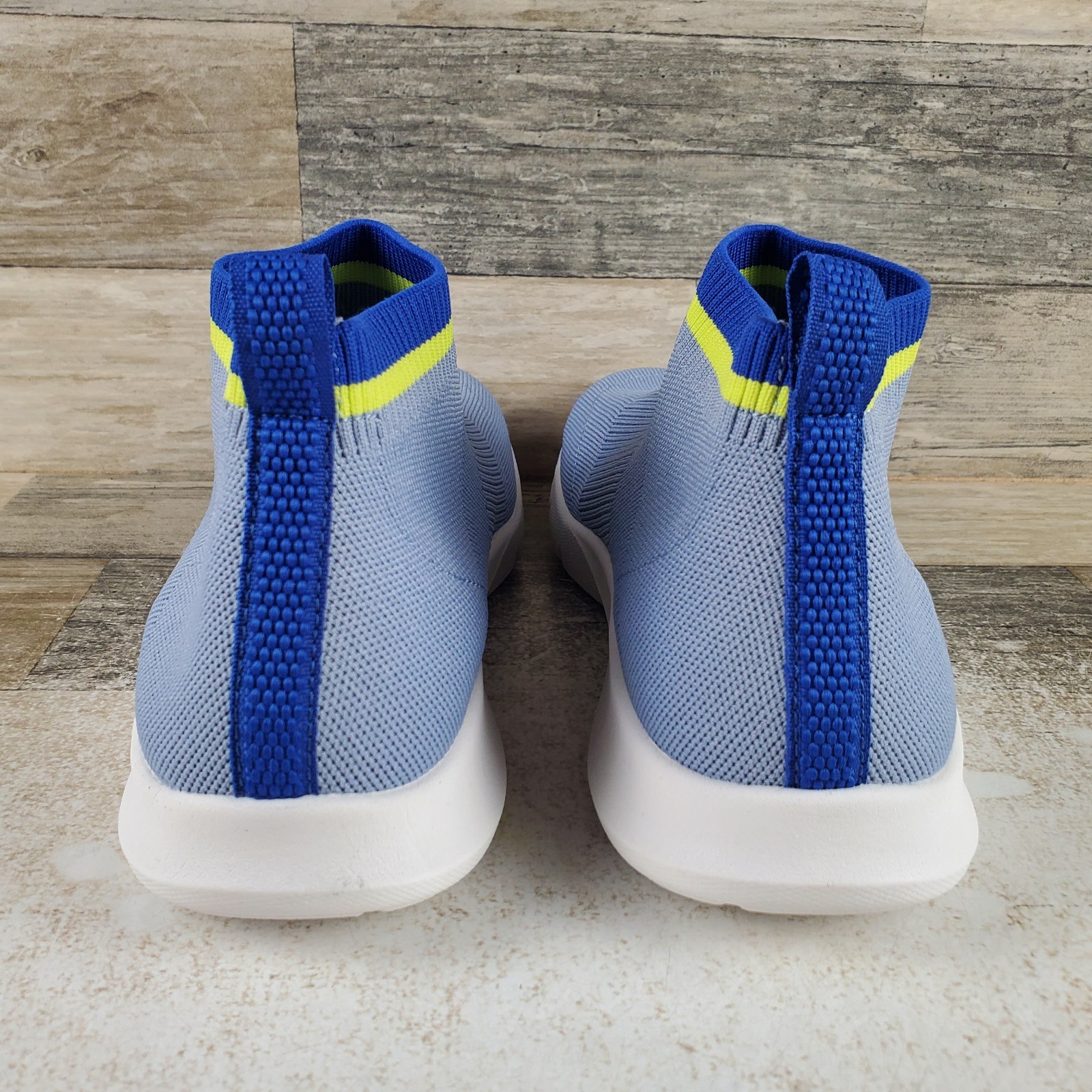 Spenco Waco Pure Love Womens Shoes Sz 9 B Comfort Blue Gog knit Stretch Cuff