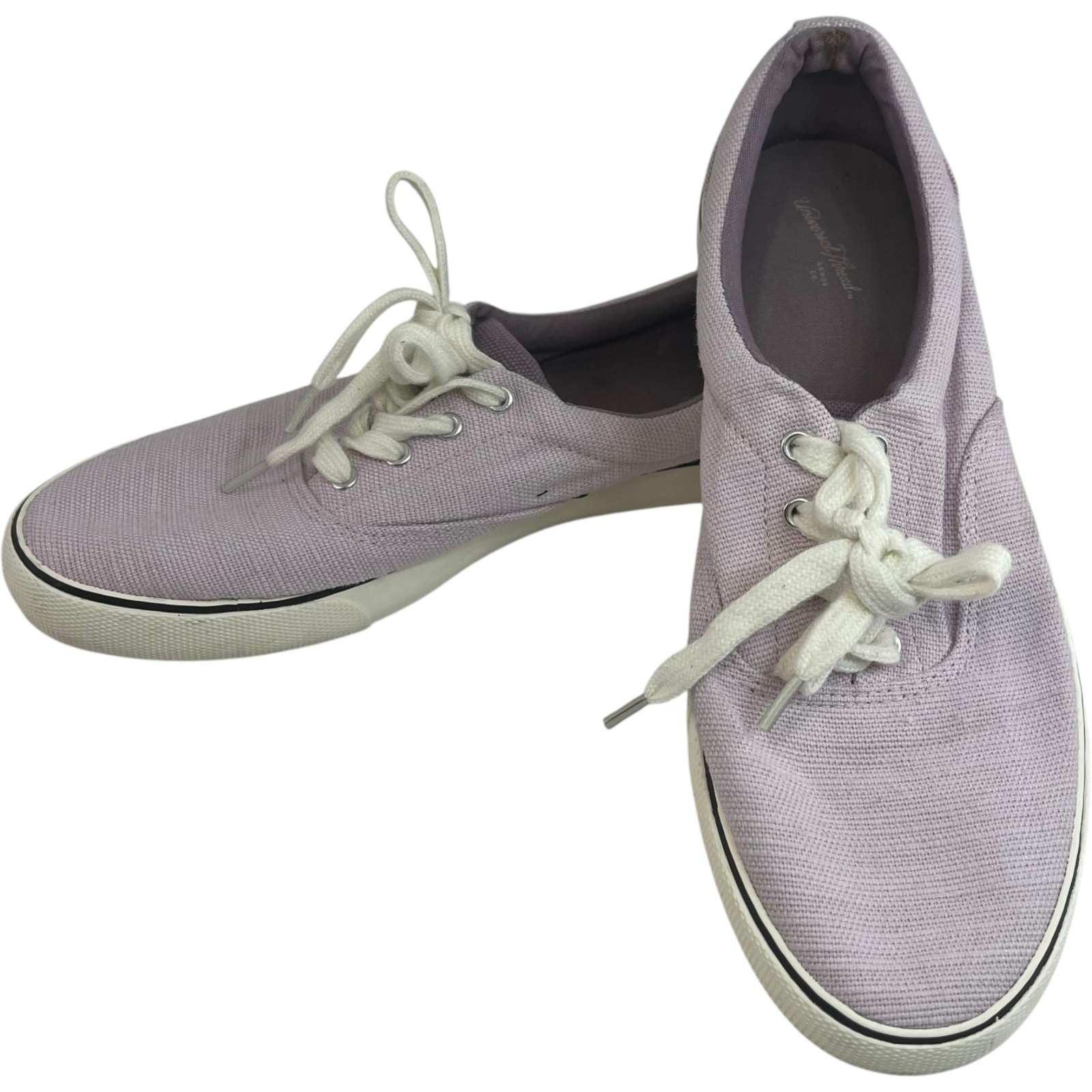 Universal Thread Womens Canvas Sneakers Purple Size 9 Casual Lace Up