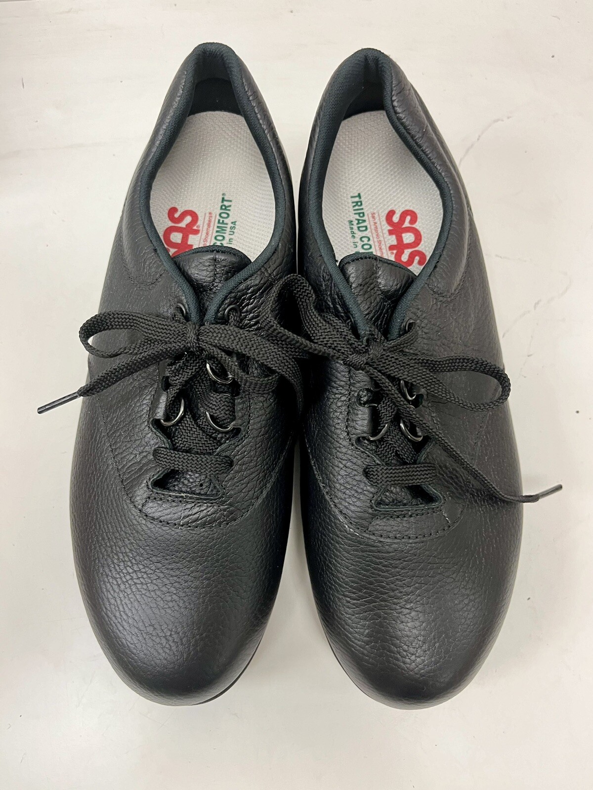 SAS LIBERTY Women’s Black 2070-013 Leather Comfort Work Shoe Sz 9.5WW
