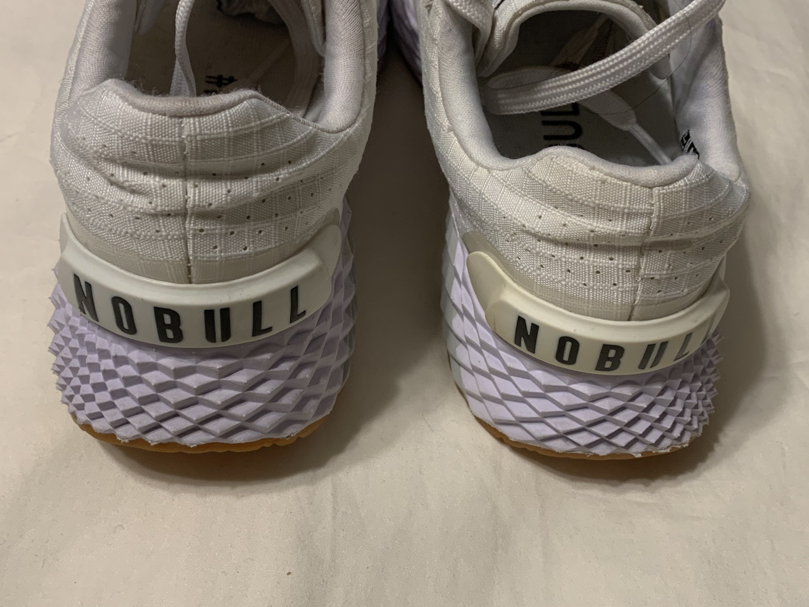 NOBULL Unisex Ripstop Runner Training CrossFit White W 7 M 5.5 Lifting Sneakers