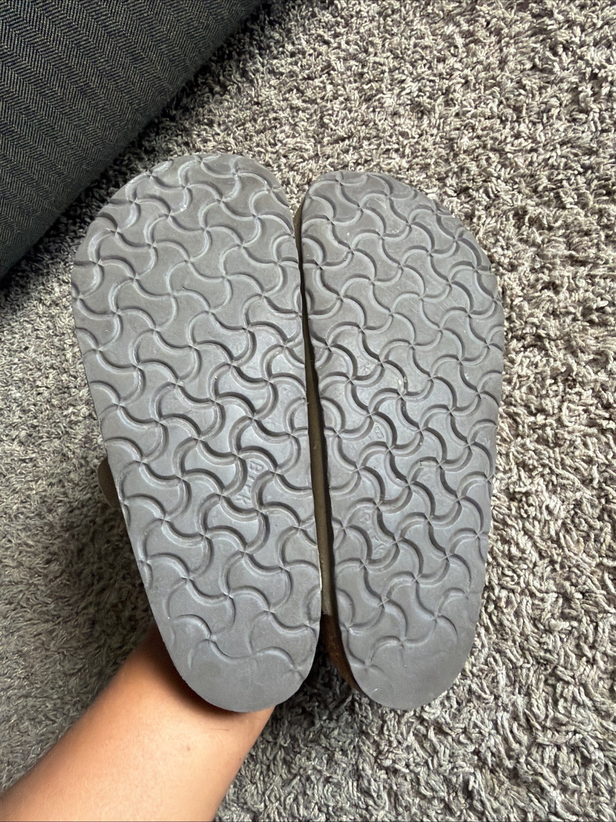 Birkenstock EU 38 Boston Taupe Suede Clog Size Women’s 7-7.5