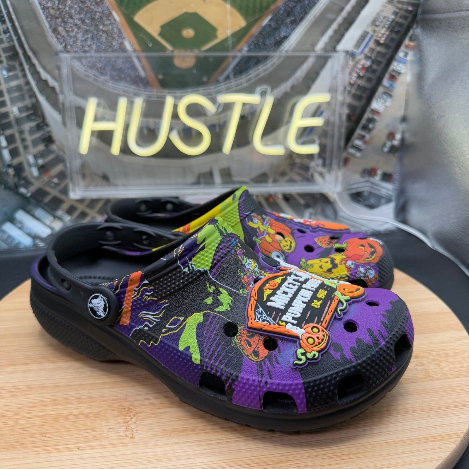 Disney Parks Mickey Mouse Halloween Crocs (2024) Men Sz 4/Women’s 6