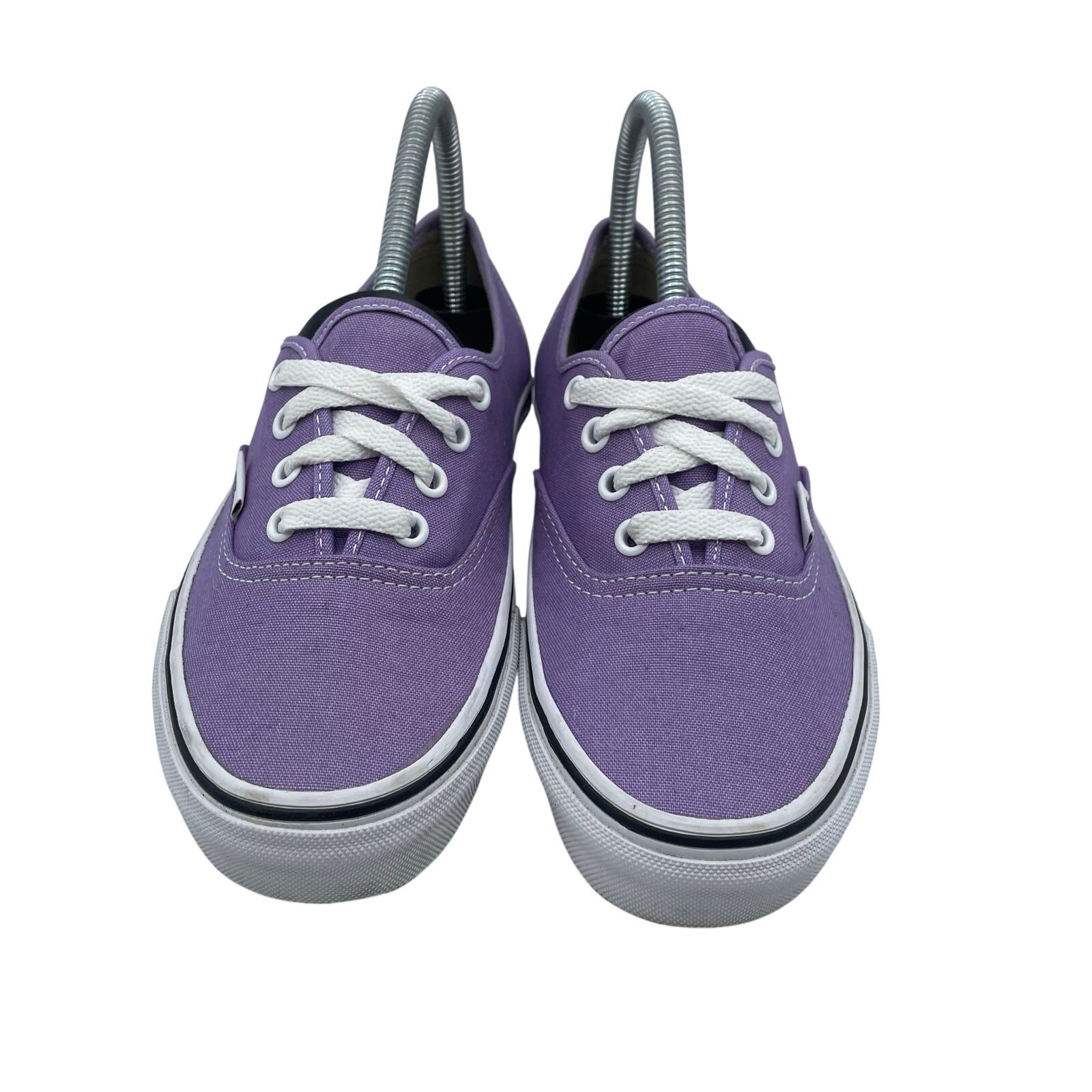 Vans Authentic Low Purple Canvas Shoes Skateboard Casual Womens 6.5