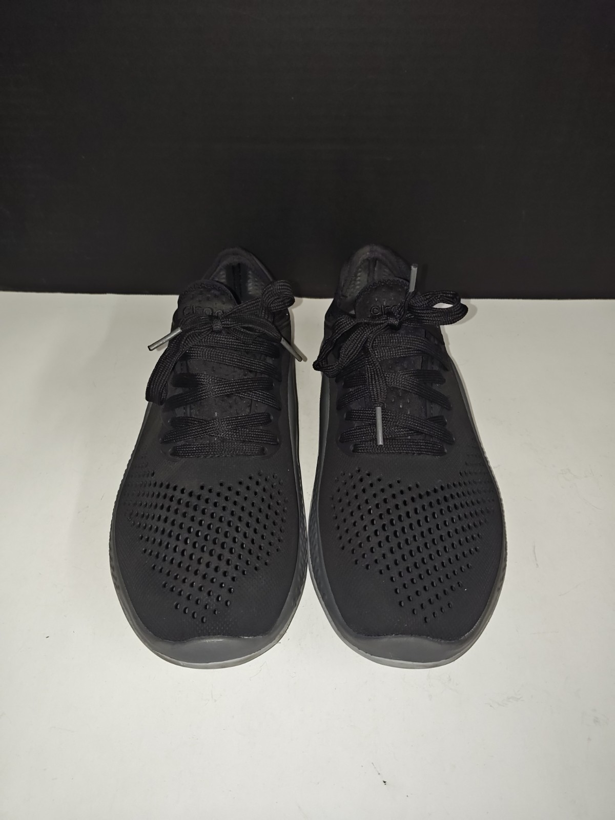 Crocs LiteRide 360 Pacer Sneakers Shoes Women’s Size 11 Black Slate Gray 206705