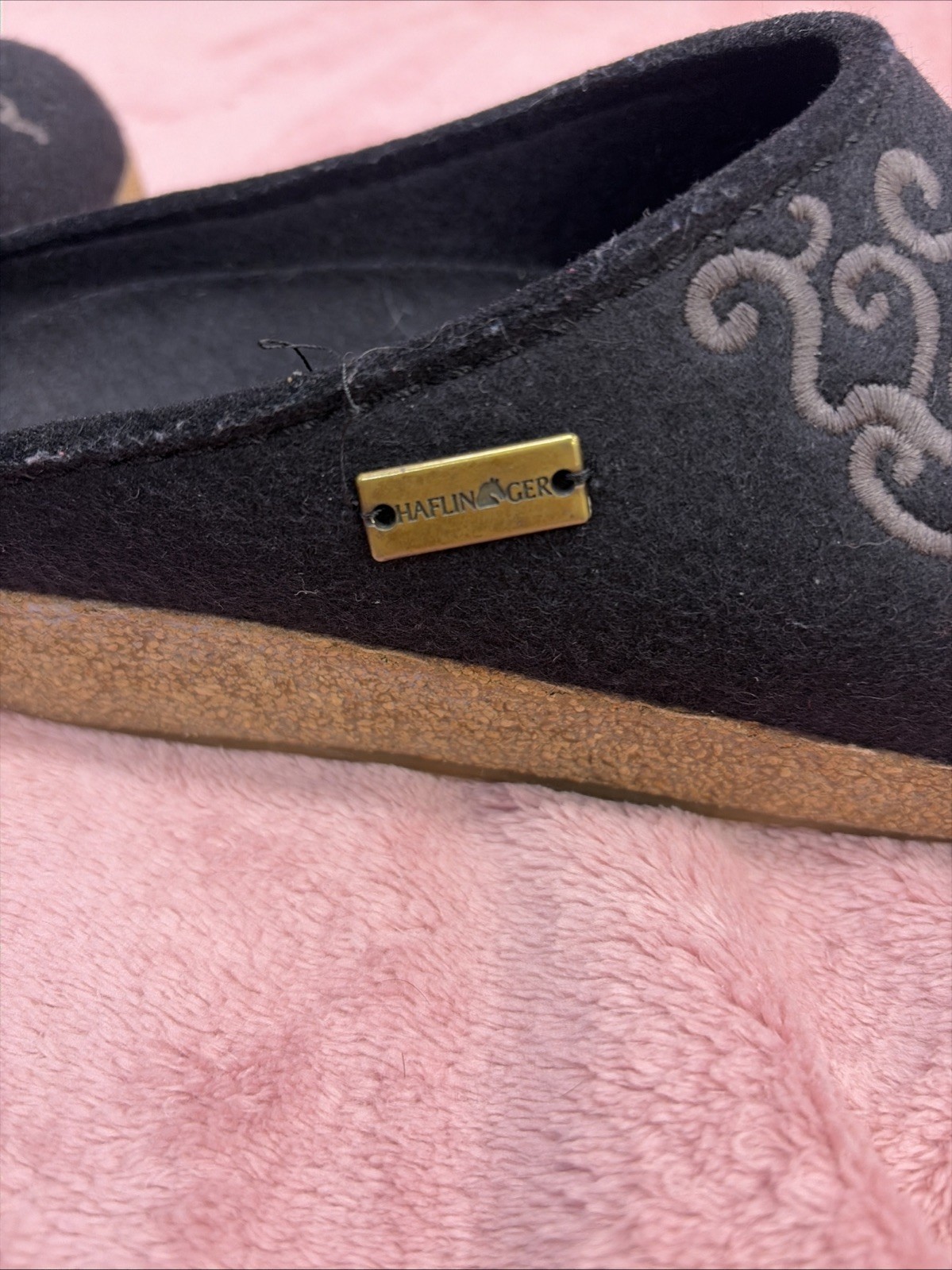 Haflinger Grizzly Symphony Black Size 41 Wool Women’s Shoes