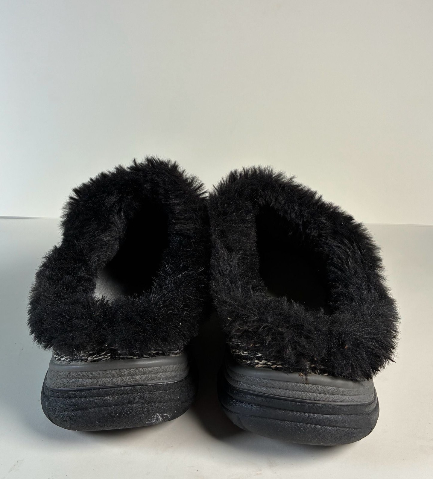 JSport by Jambu Graham Memory Foam Faux Fur Lined Mule Slip-On Shoes