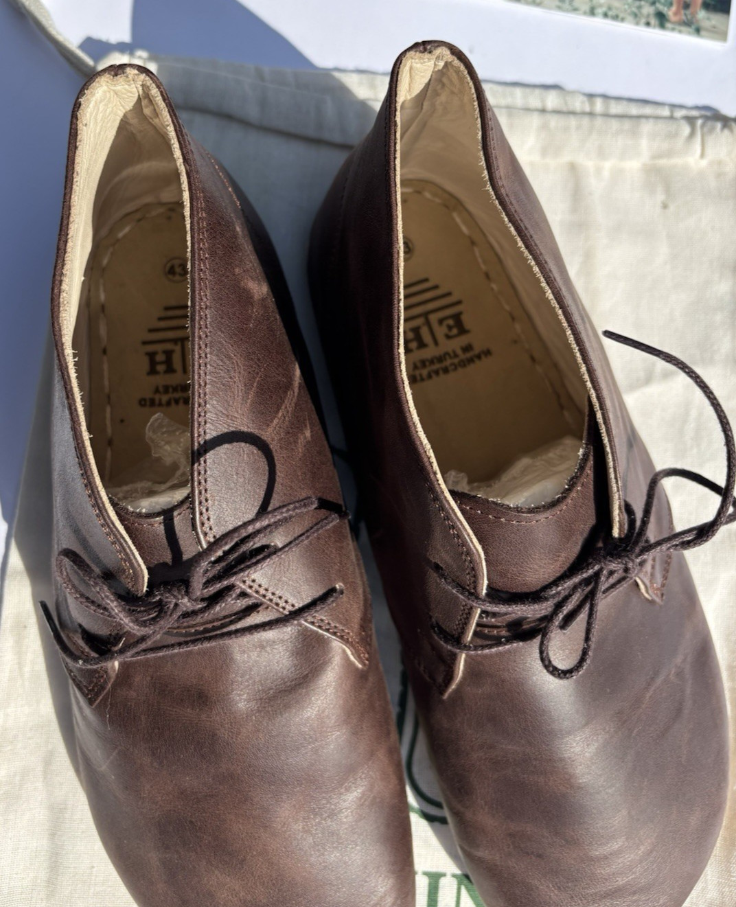 Earthing Harmony Grounding Barefoot Chukka Boot SZ EU 43 Womens 12 12.5 Measured