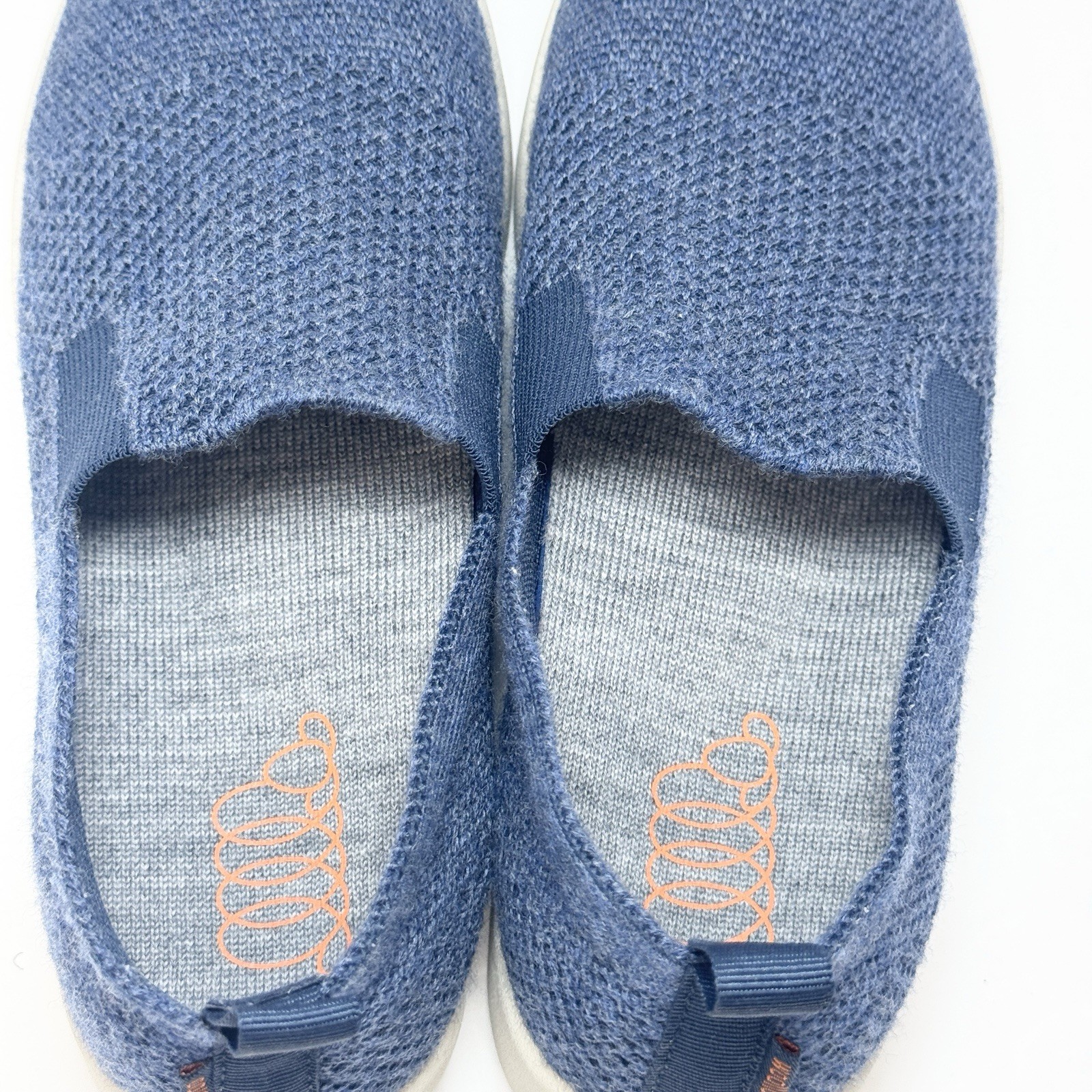 WOOLLOOMOOLOO Suffolk Merino Wool Slip-On Loafer Shoes 36 / US 5.5 – 6 Blue