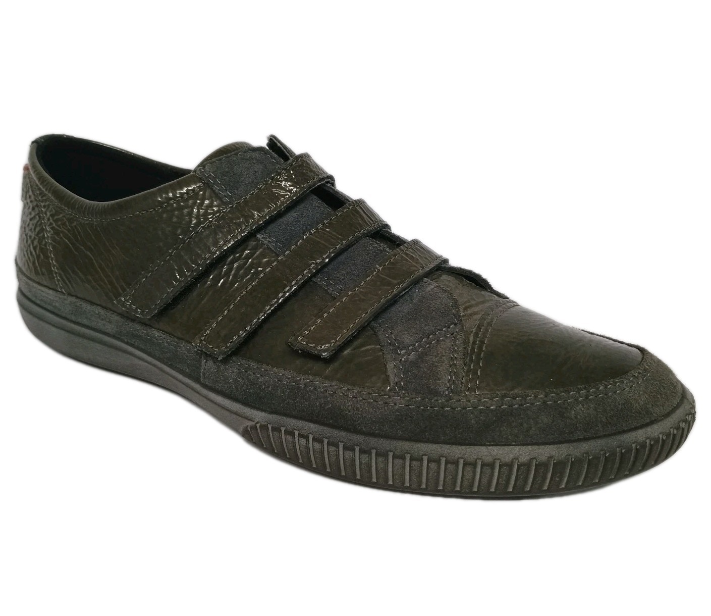 ECCO Summer Zone 3 Strap Crinkled Leather Oxford Women UK 41, US 10.5 WORN ONCE