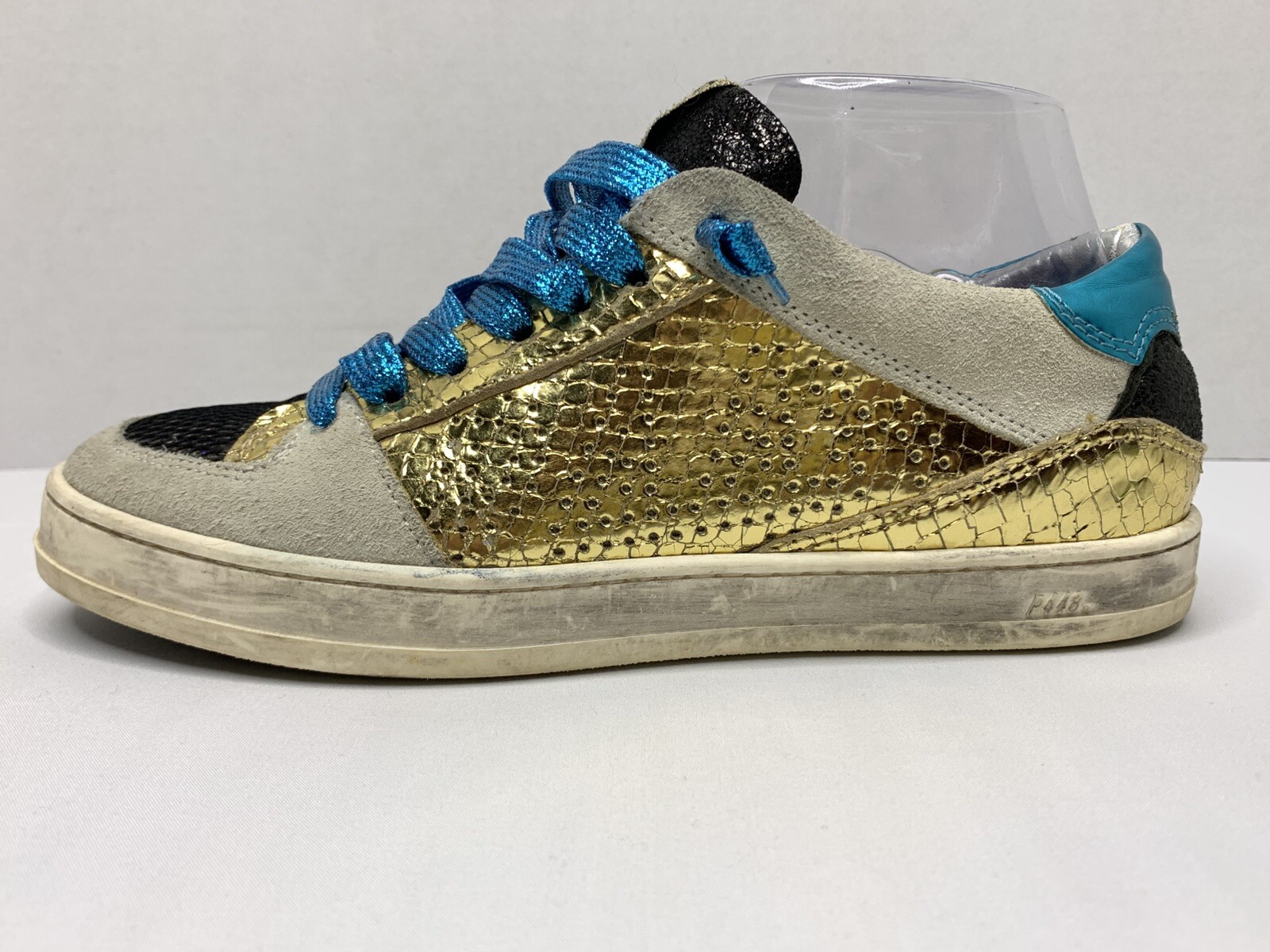 P448 Queens You Can Surf Later Metallic Low Top EU37 Sneakers P81