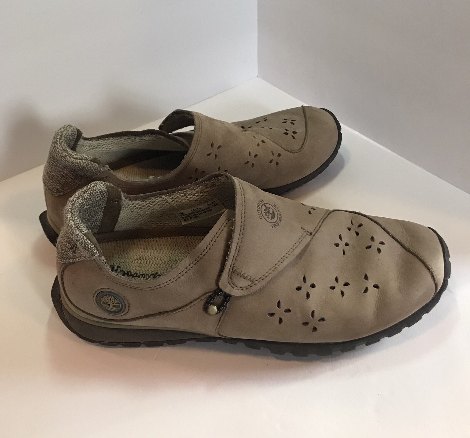 Timberland Smartwool Tan Leather Moccasin Women’s 9 Slip-on Casual Outdoor Shoe