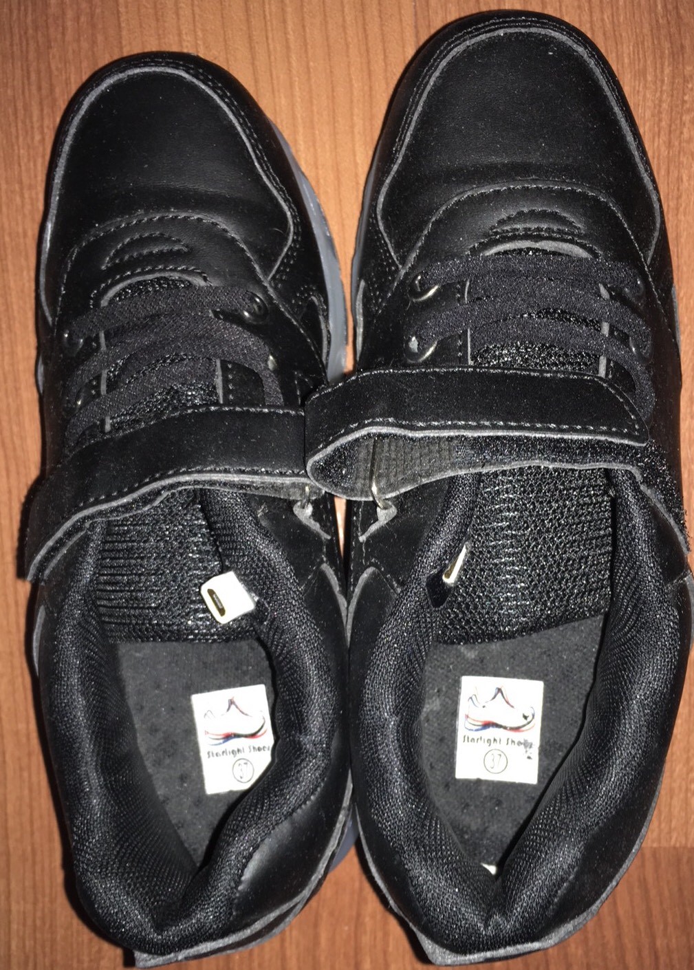 Black starlight (LED) shoes Size 37 (6.5 Us)