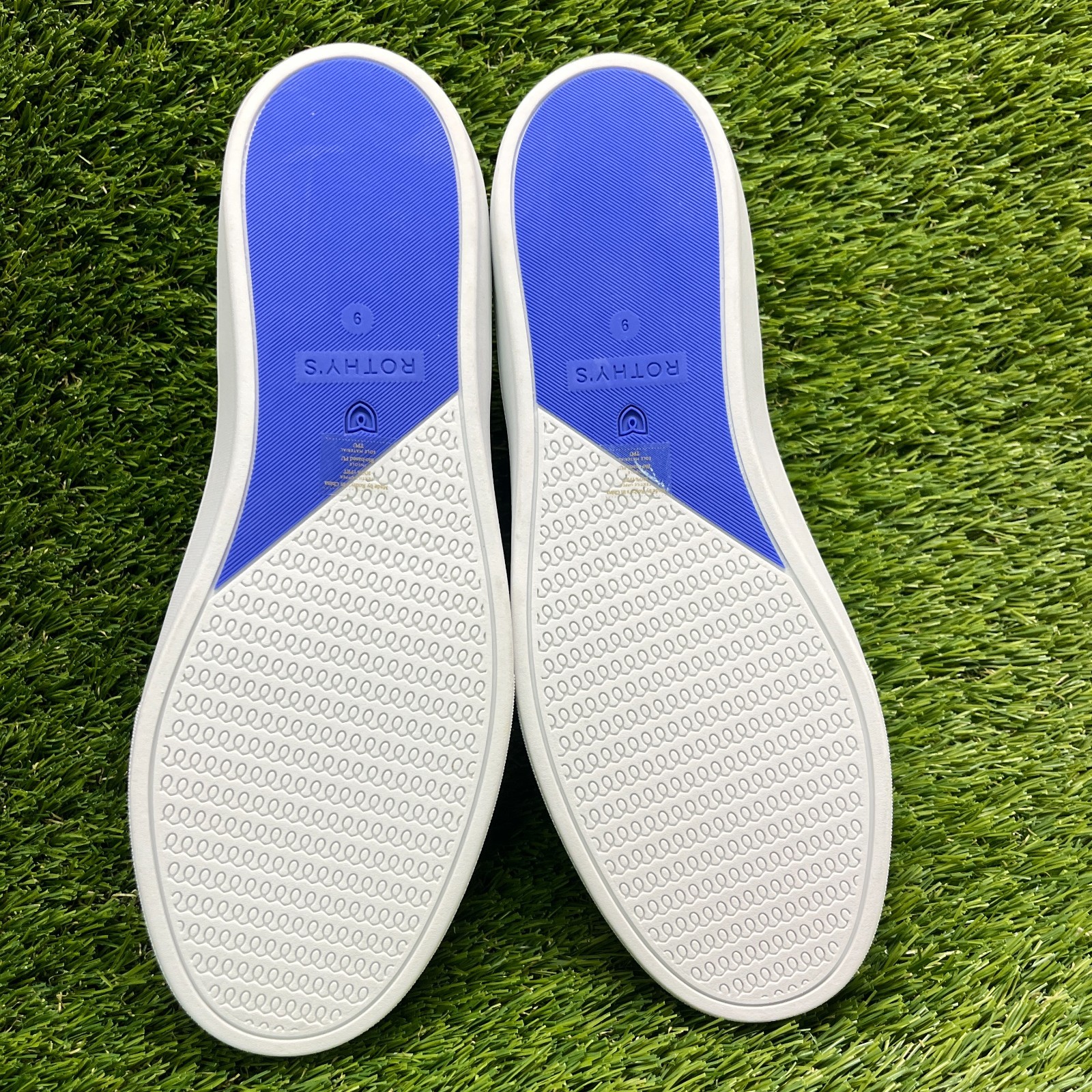 Rothy’s The Original Womens Size 9 White Casual Walking Slip On Shoes Sneakers