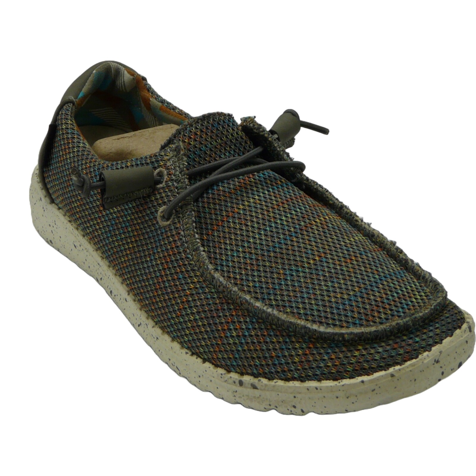 HEY DUDE WENDY WOMEN’S SHOES SOX PEACOCK US 7