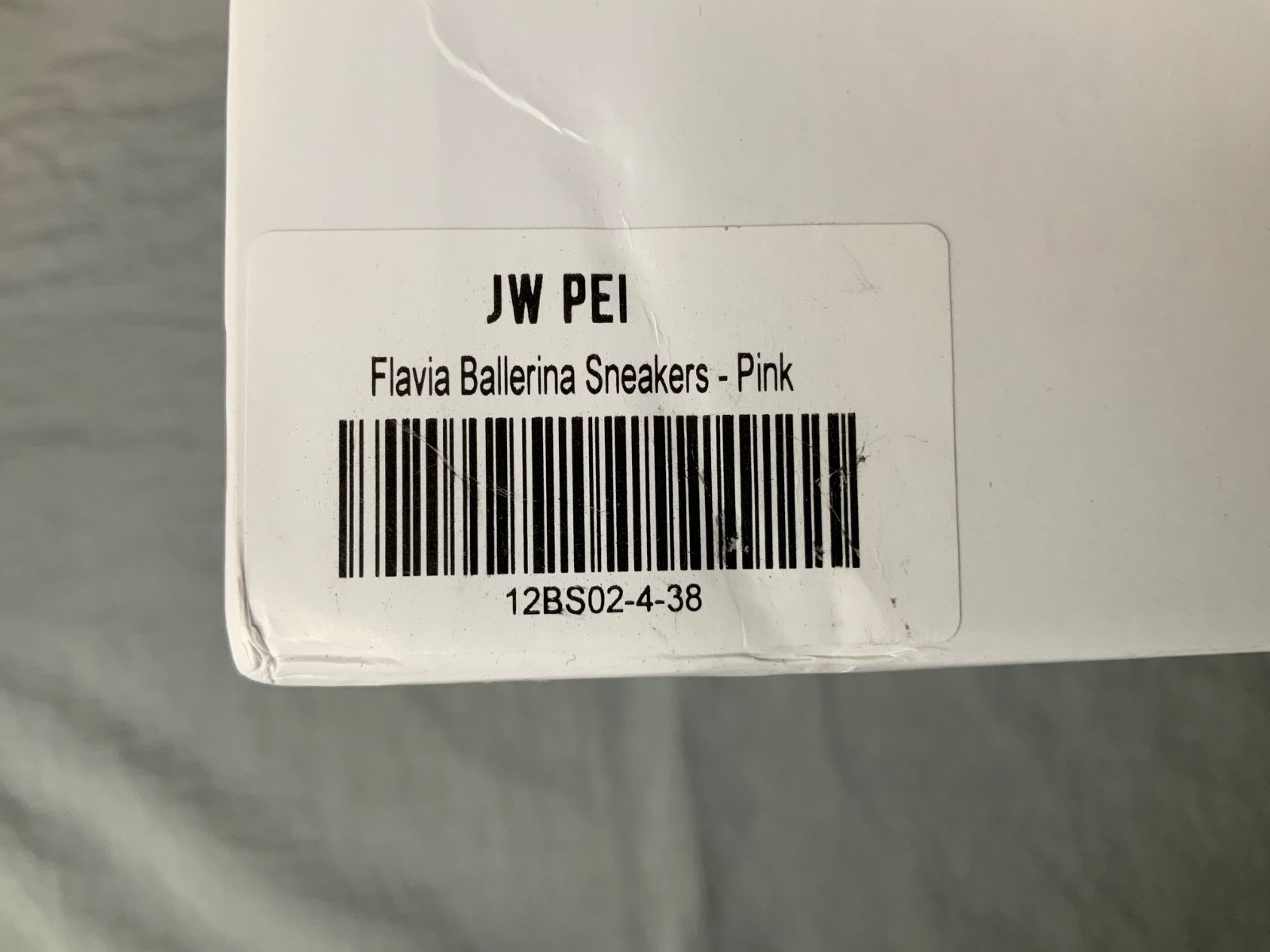 JW Pei Flavia Ballerina Sneakers – Pink Size 38 (7.5) Women – New in Box NIB