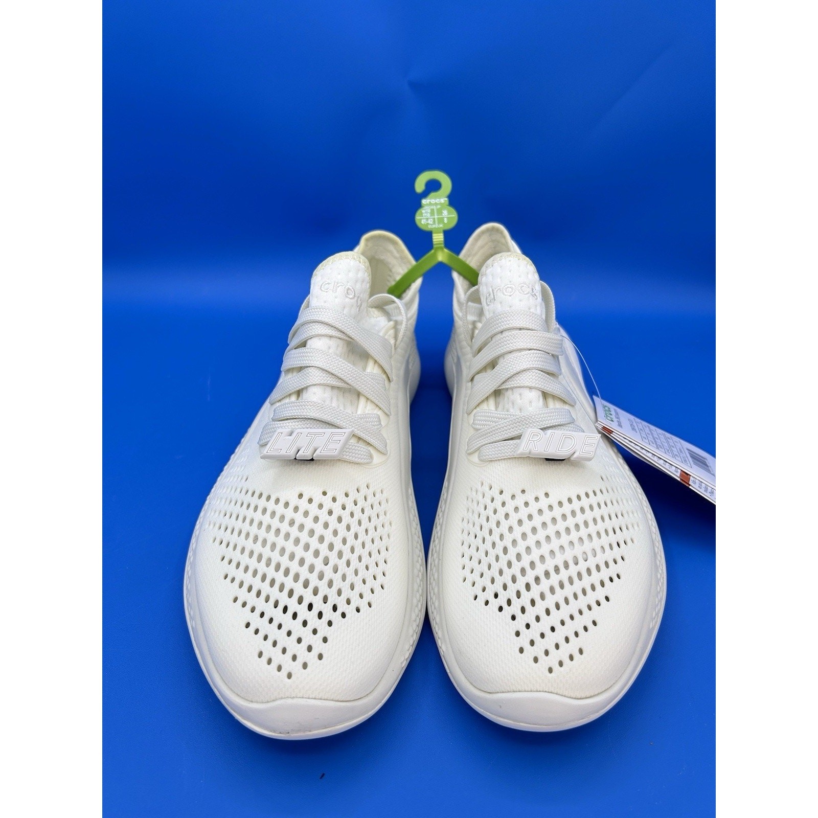 Crocs Literide 360 Pacer W Cream Size Women’s 10 206705-1CV Shoe Sneaker Nwt