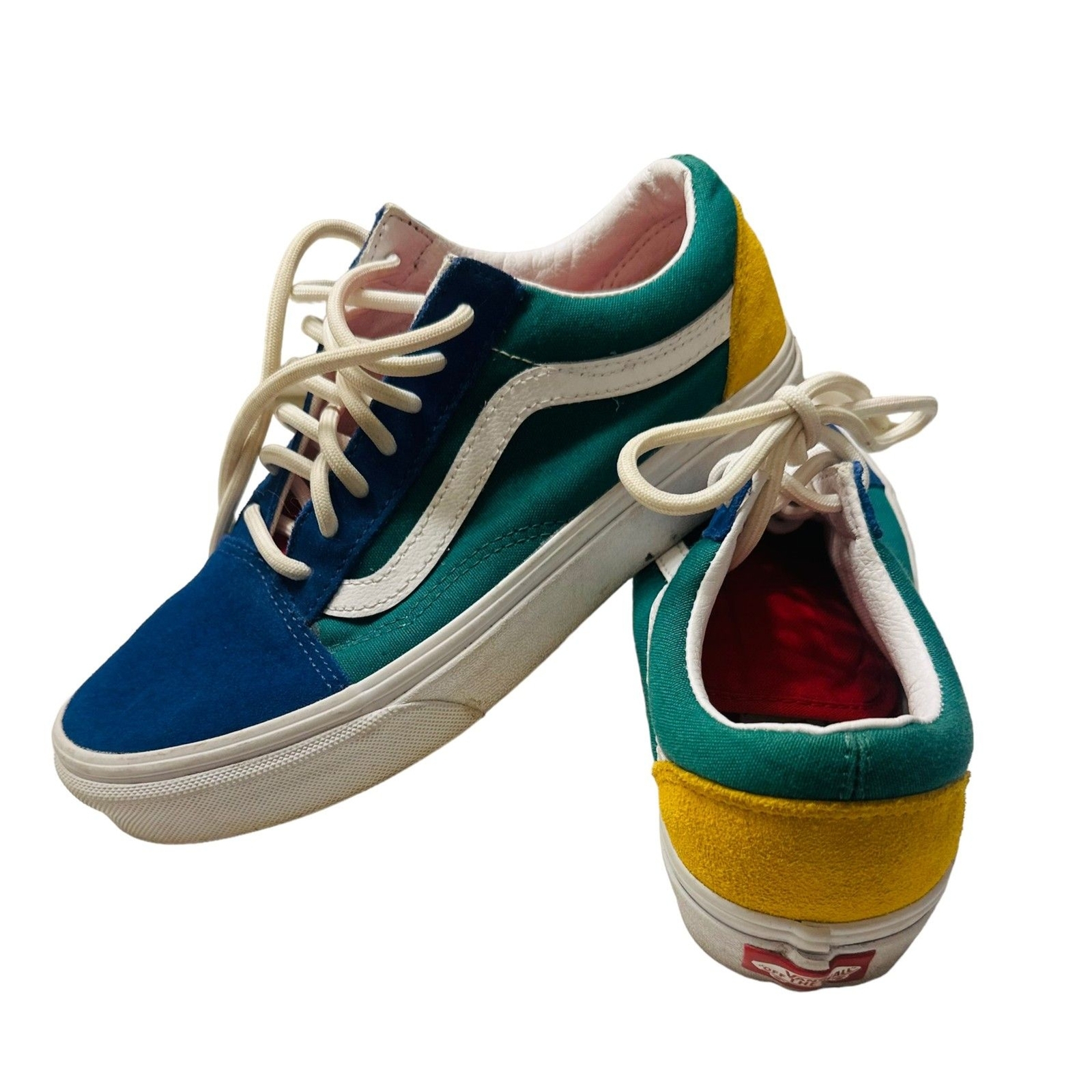 Vans Unisex Off The Wall 500714 Multicolor Casual Sneakers Size M5 W 6.5