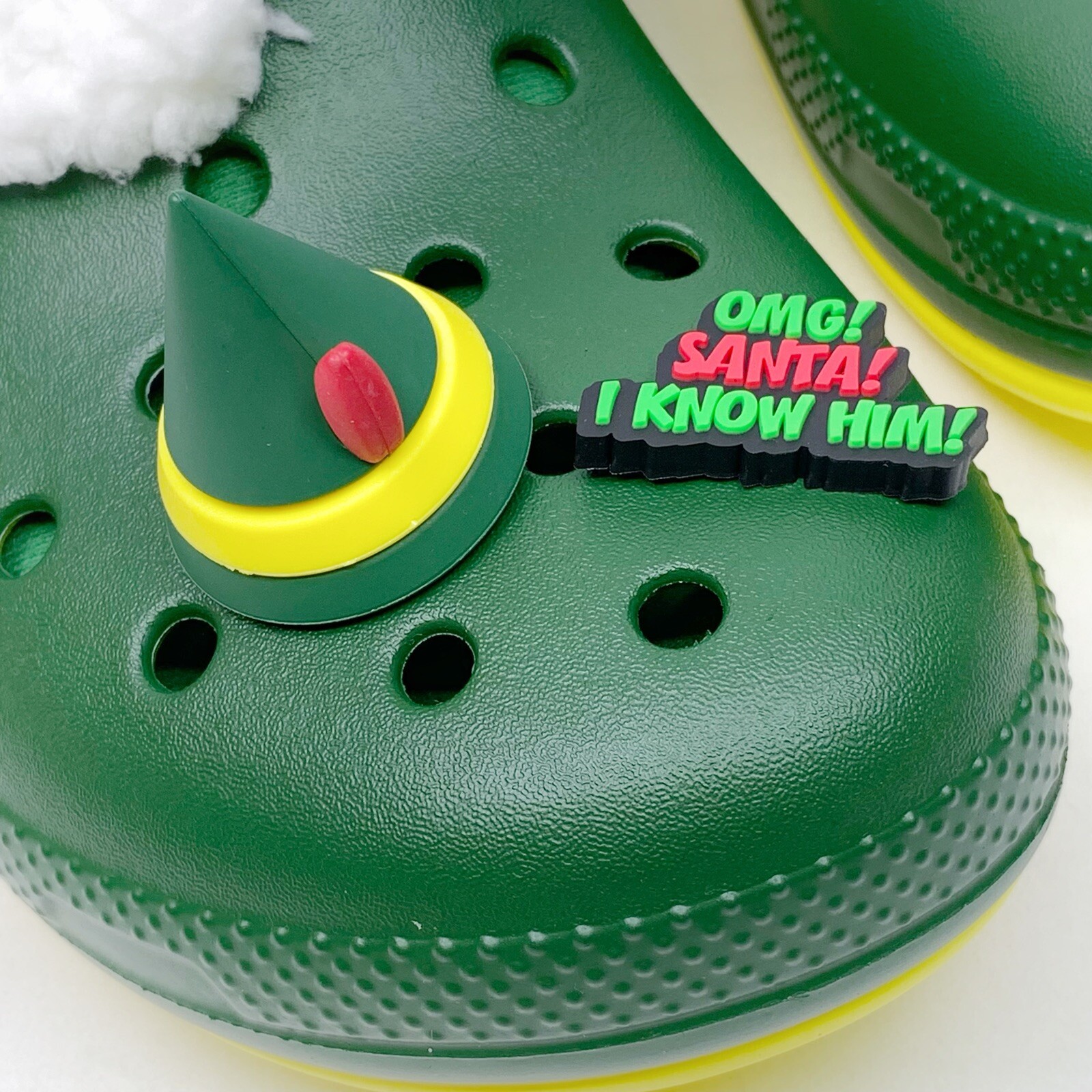 Buddy The Elf Crocs Adult Lined Comfort-Lined Clogs Size Men’s 9/Women’s 11