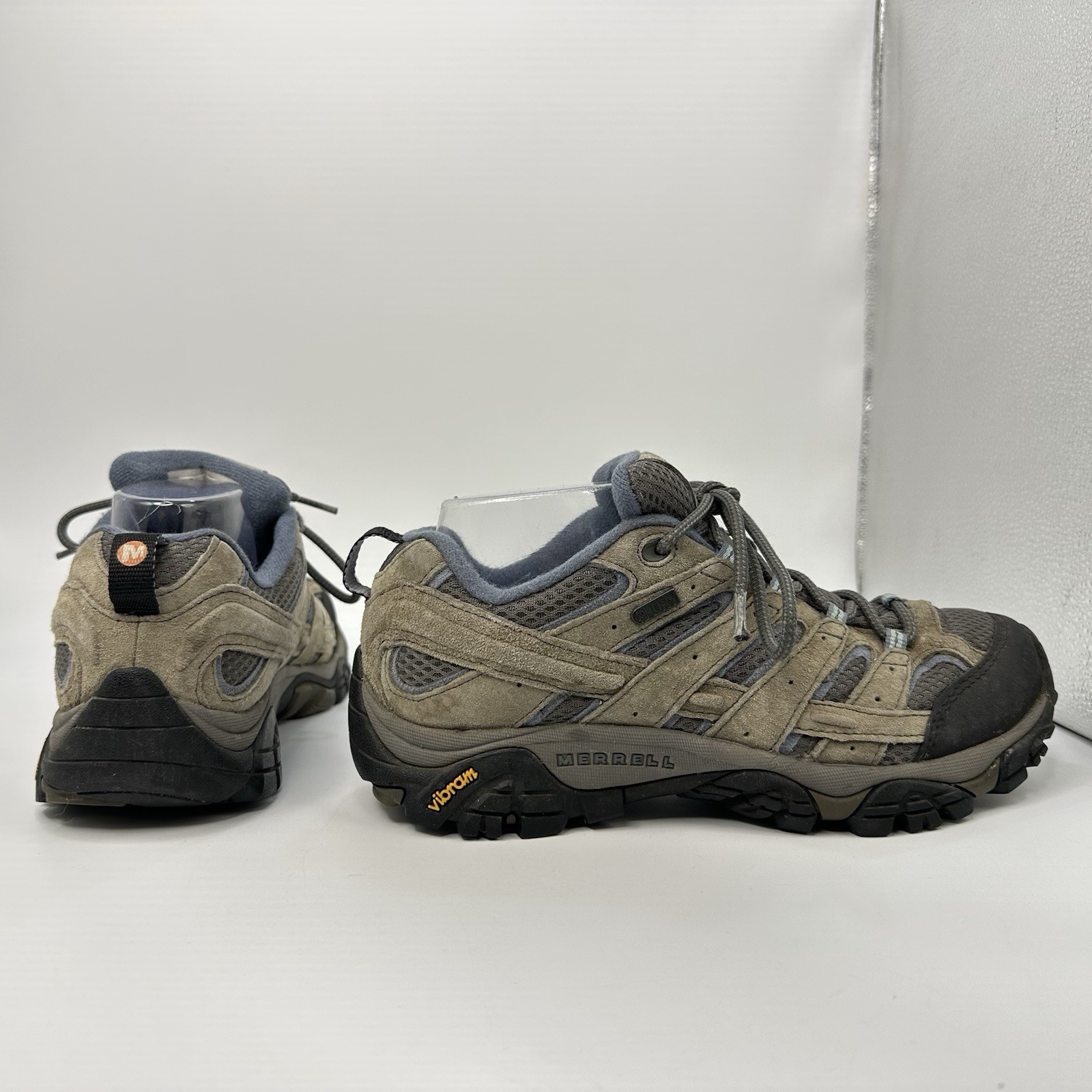Merrell Moab 2 Women 8.5 W Granite Gray Waterproof Vibram Hiking Shoe
