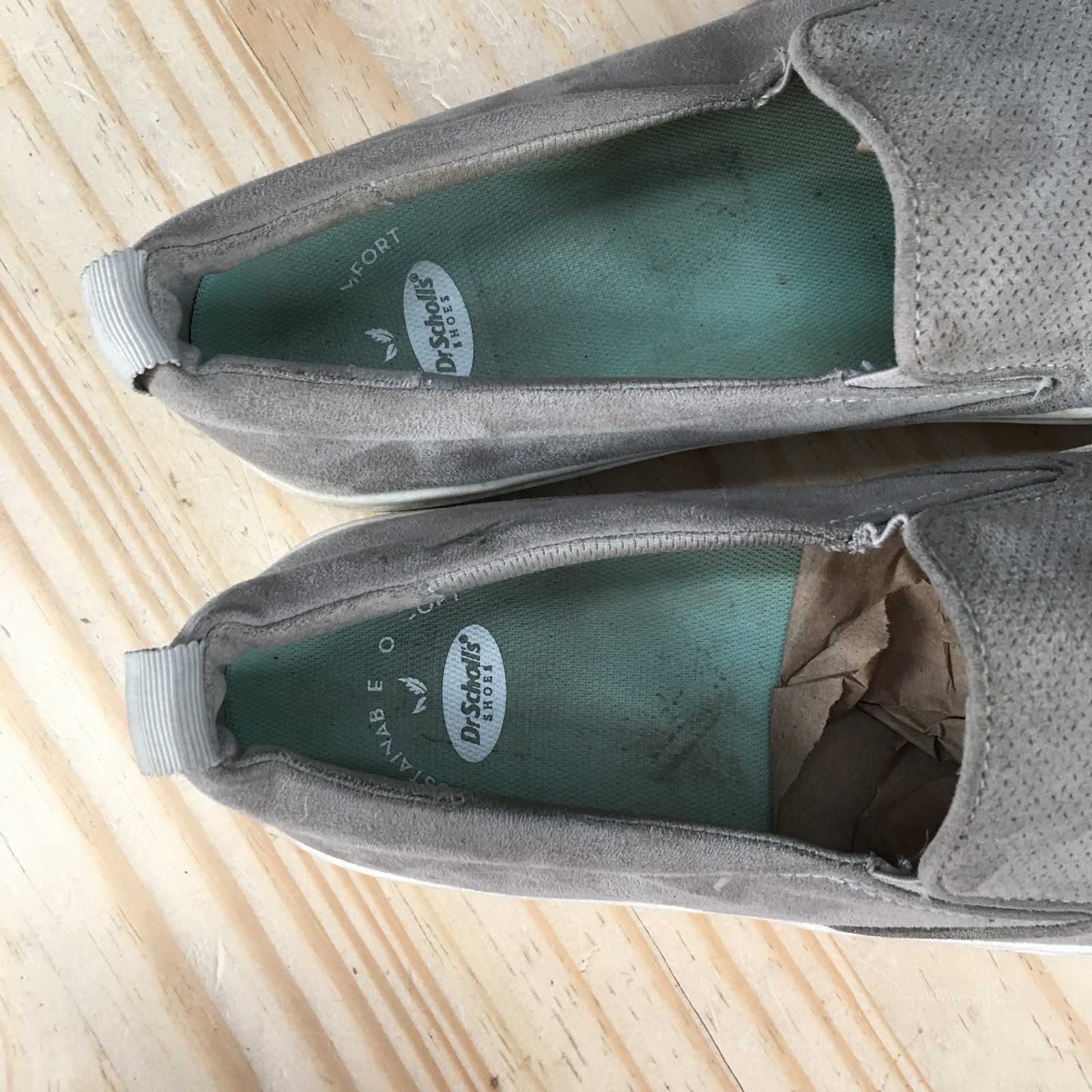 Dr Scholls Slip On Womens 8.5 M Nova Sustainable Comfort Casual Shoes Gray