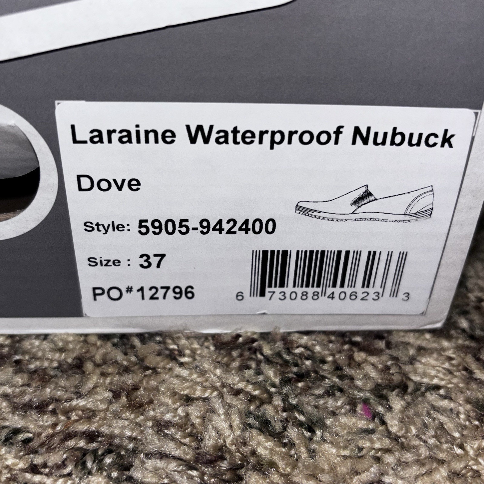 New Dansko Laraine Dove Waterproof Nubuck Casual Sneakers Shoes Women 37 6.5 7