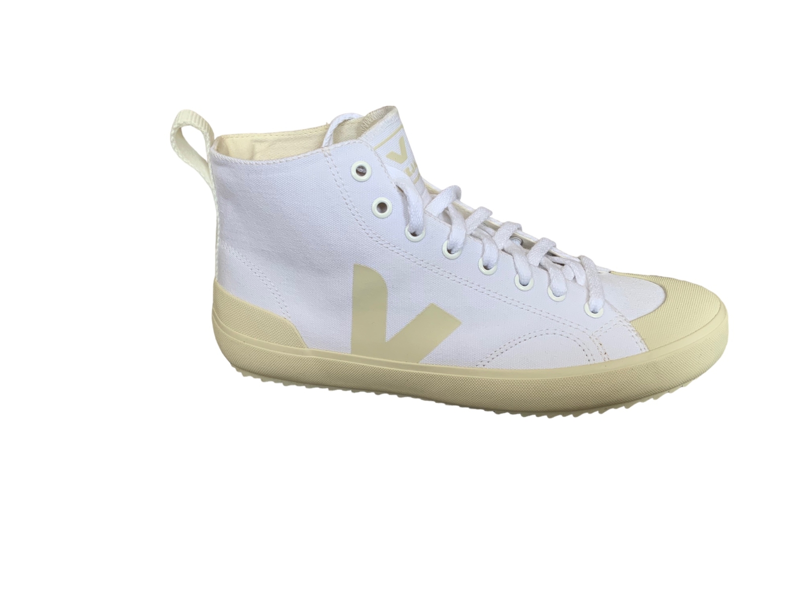 BRAND NEW – Women’s Veja Nova HT Canvas Sneakers White/Pierre-US6/EU37 -MSRP$120