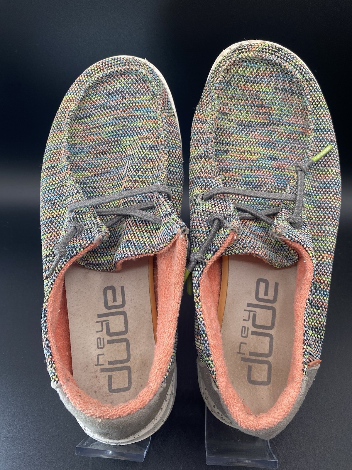 Hey Dude Shoes Women’s Size: 7 Wendy Sox Peacock Pink Lace Up