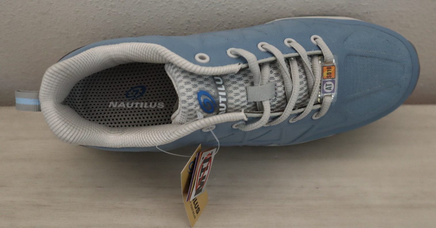 Nautilus N2056 Women’s Sz 10W Blue Spark Static-Dissipative Athletic Work Shoes