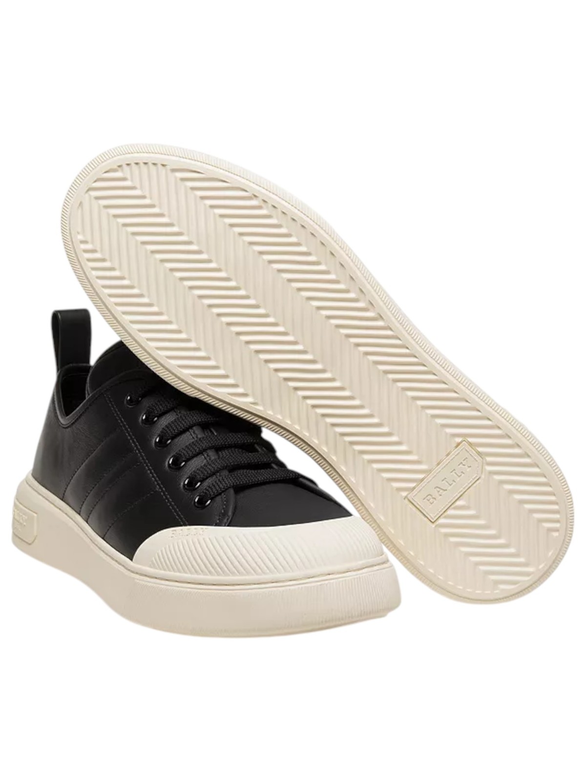 Bally Medyn 6303689 Women’s Black Leather Sneakers Size 8.5 MSRP 630
