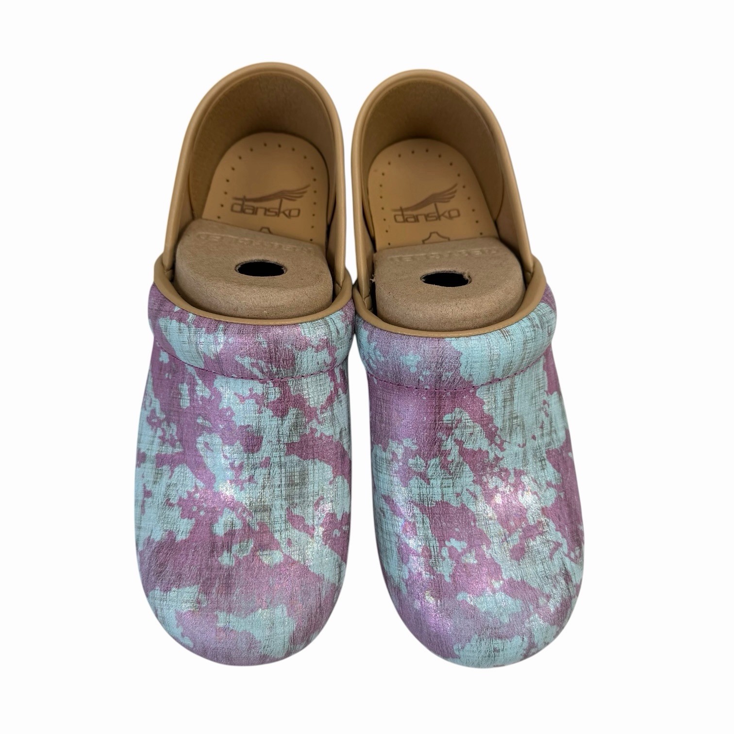 Dansko Pro Iridescent Candy Sky Clogs Women’s Sizes 37 – 39 EU Wide