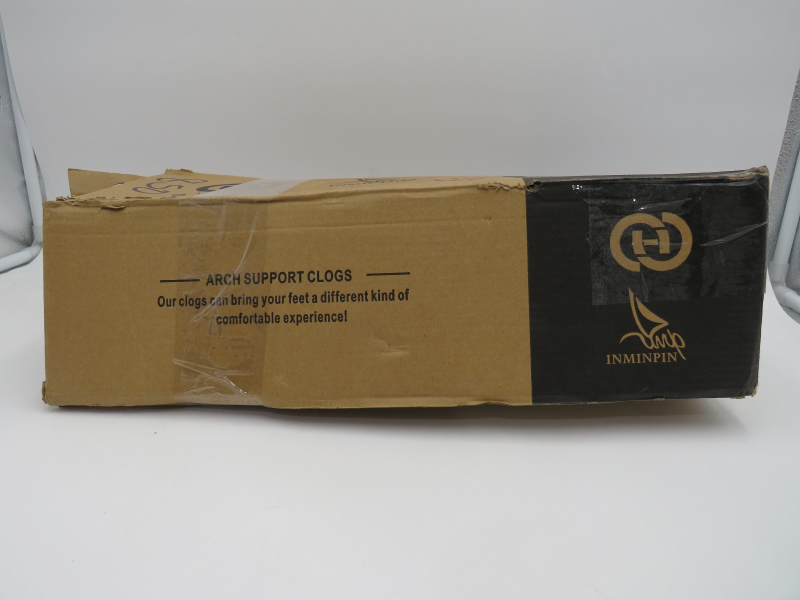 INMINPIN Women Men Orthopedic Clogs Arch Support Pure Beige Size 12.5-13.5 NEW