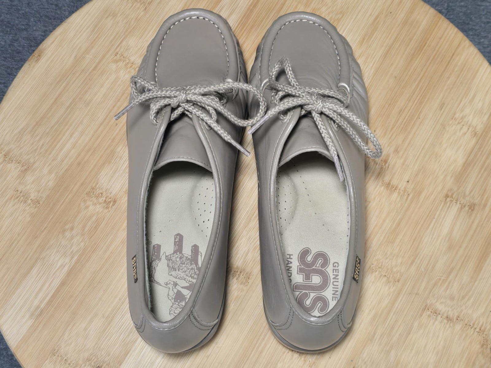 SAS Siesta Women’s Size 6.5 M Shoes Mocha Leather Lace Up Comfort Made in USA