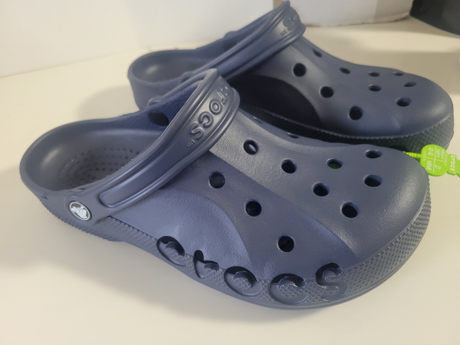 Crocs Baya Navy Comfort Clogs US M Size 9 W size 11 Unisex Adults 10126-410