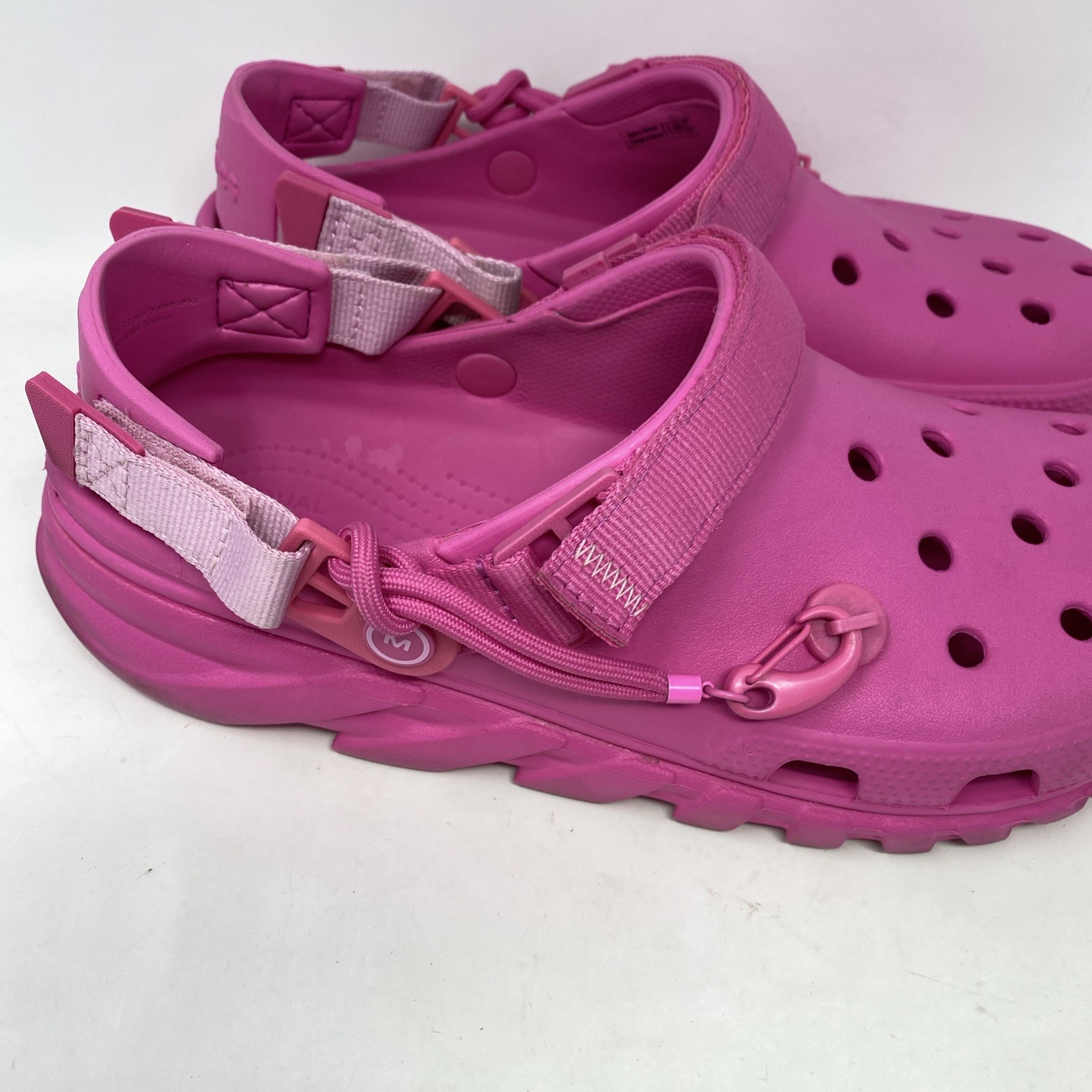 Crocs Unisex Duet 2 Max Post Malone Electric Pink Croslite Clog Size M(10) W(12)