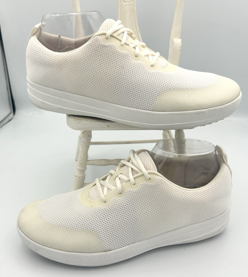 FITFLOP F-Sporty Ombre Urban White Comfort Sneaker SN Q10-194 Women’s Size 9