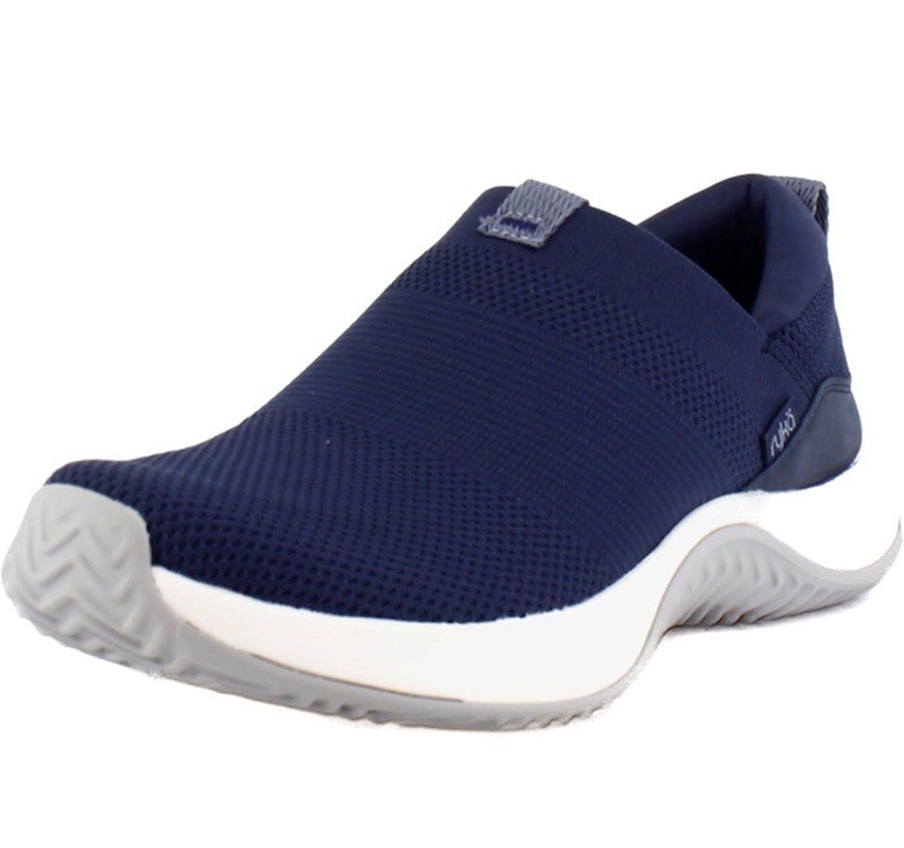 Ryka Encore Knit Sneakers Shoes ￼Womens comfort walking Slip-on Academy Blue 5 M