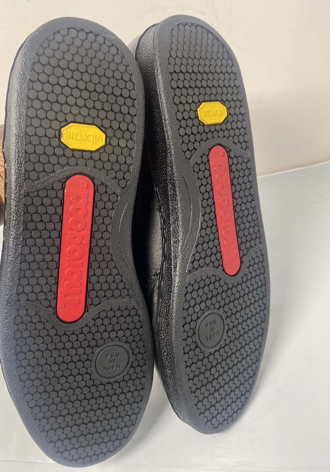 Lady Thorogood Women’s Black Leather Work Shoes 534-6333 Made in USA Size 9.5