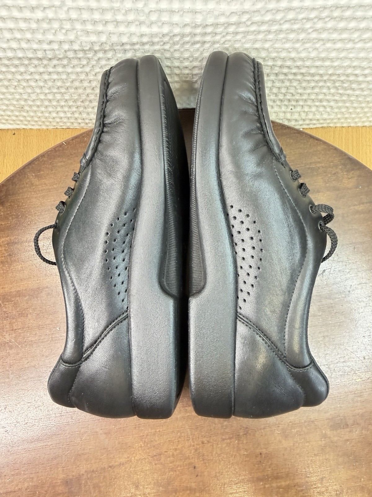 SAS “Take Time Black” Tripad Leather Comfort Walking Women’s Shoes Size 9.5 M