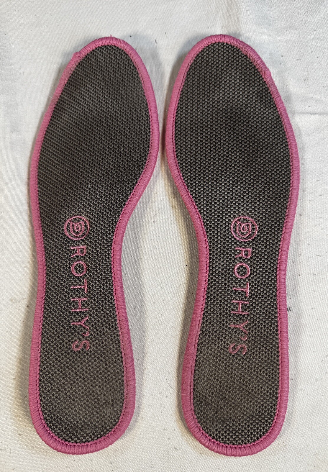 Rothy’s The Loafer 8 Ecru Beige Knit Sustainable Flat Shoe